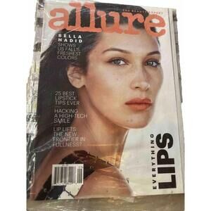 New Allure Magazine Beauty Expert Bella Hadid Fall's Freshest Colors 2018Wrapped